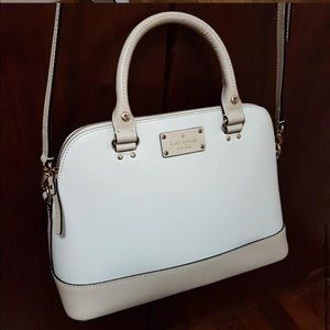 Kate Spade Wellsley Rachelle Satchel Tote 2tone